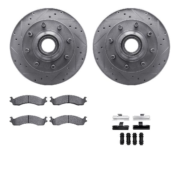 1999-2007 Ford E-350 Super Duty Disc Brake Kit - Front (Dynamic Friction)