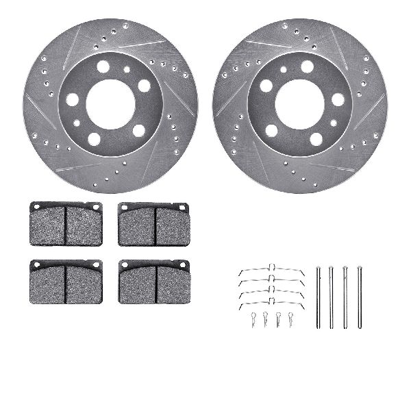 1976-1982 Volvo 264 Disc Brake Kit - Front (Dynamic Friction)