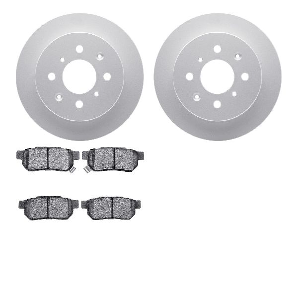1990-2001 Acura Integra Disc Brake Kit - Rear (Dynamic Friction)