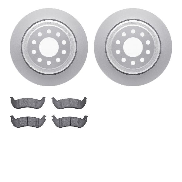 2003-2011 Lincoln Town Car Disc Brake Kit - Rear (Dynamic Friction)