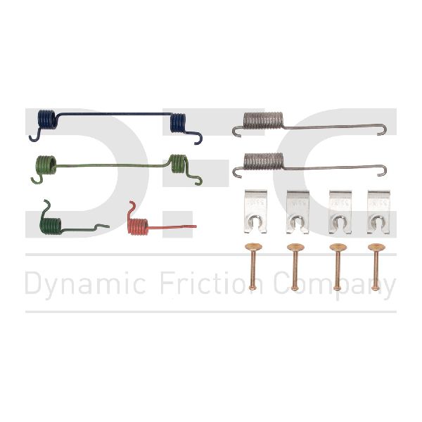 1995-2000 Ford Contour Drum Brake Hardware Kit - Rear (Dynamic Friction)