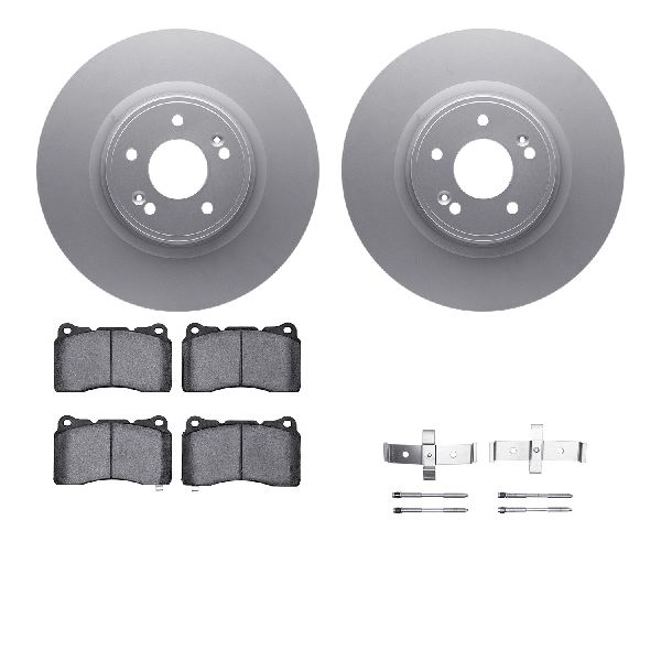2010-2016 Hyundai Genesis Coupe Disc Brake Kit - Front (Dynamic Friction)