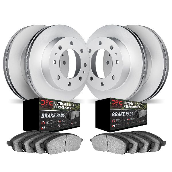 2000-2002 Ford Excursion Disc Brake Kit - Front and Rear (Dynamic Friction)