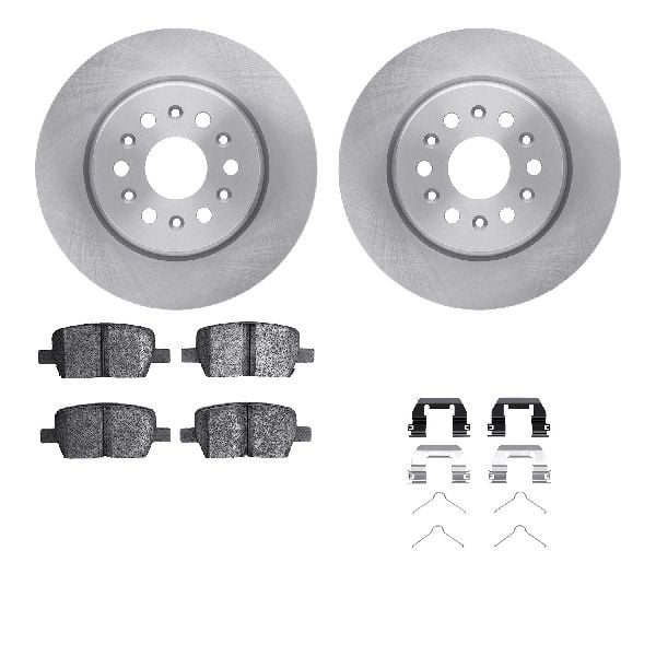 2018-2019 Buick Enclave Disc Brake Kit - Rear (Dynamic Friction)