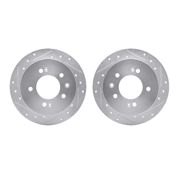 2007-2010 Hyundai Elantra Disc Brake Rotor Set - Rear (Dynamic Friction)