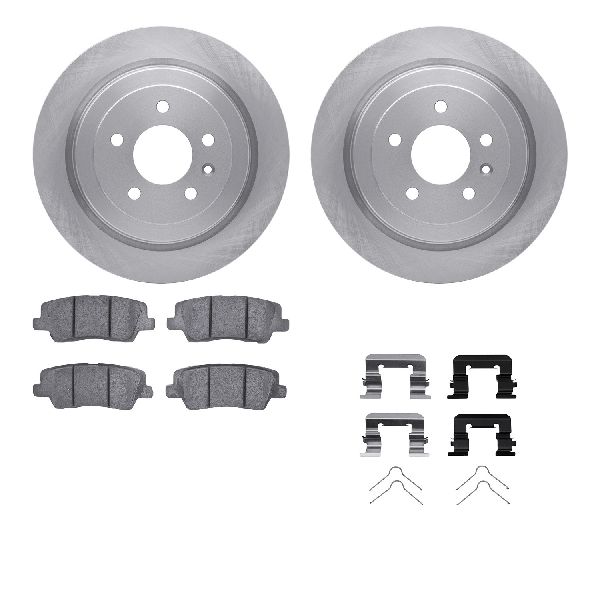 2013-2019 Cadillac ATS Disc Brake Kit - Rear (Dynamic Friction)