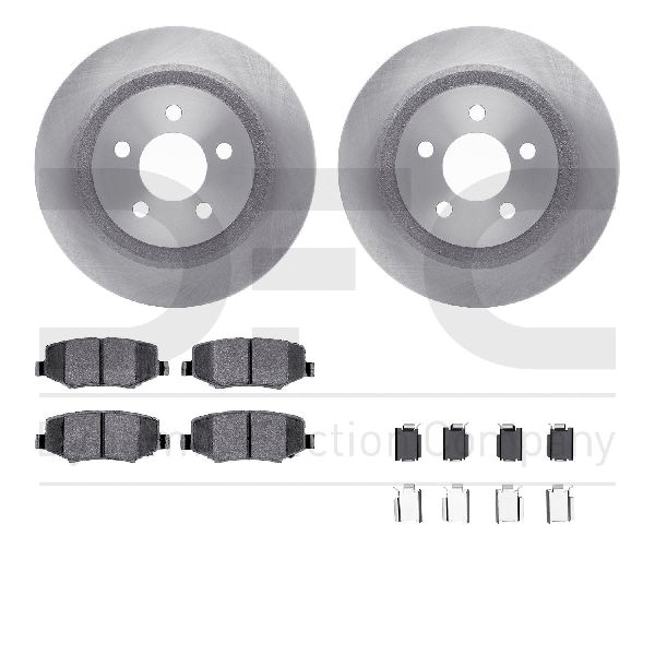 2007-2011 Dodge Nitro Disc Brake Kit - Rear (Dynamic Friction)