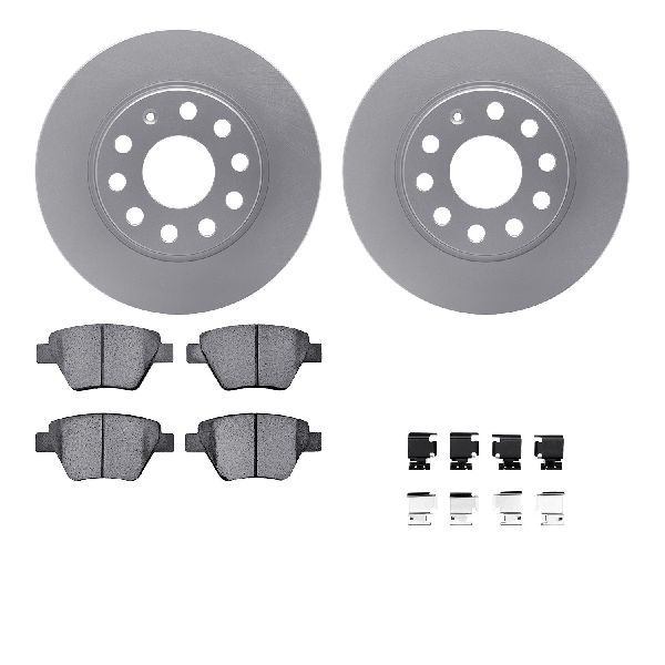 2010-2016 Volkswagen Eos Disc Brake Kit - Rear (Dynamic Friction)