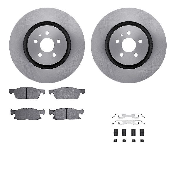 2016-2018 Lincoln MKX Disc Brake Kit - Front (Dynamic Friction)