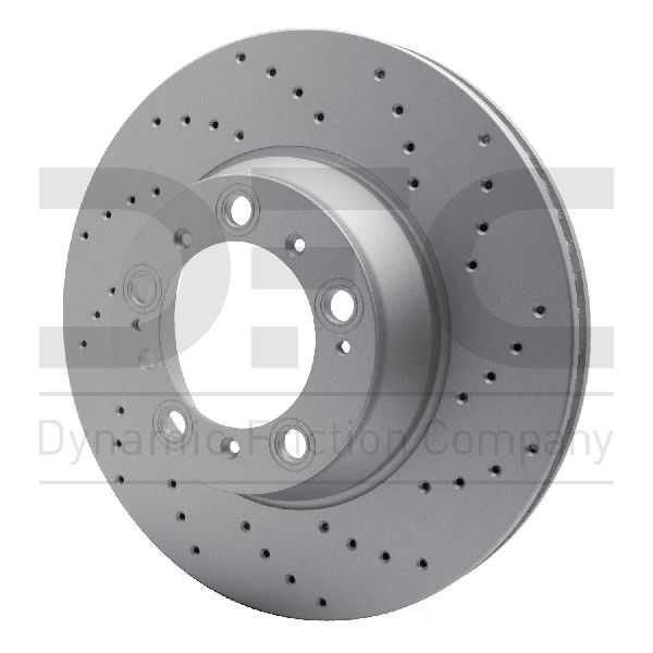 1999-2023 Porsche 911 Disc Brake Rotor - Rear Left (Dynamic Friction)