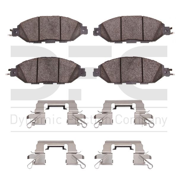 2014-2020 INFINITI QX60 Disc Brake Pad Set - Front (Dynamic Friction)