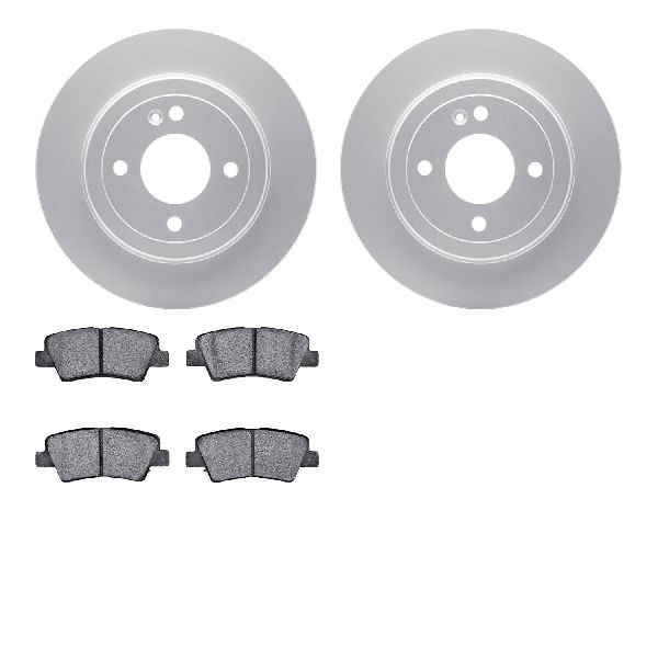 2012-2022 Hyundai Accent Disc Brake Kit - Rear (Dynamic Friction)