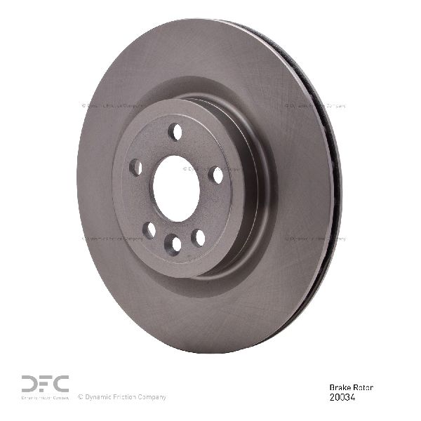 2017-2020 Jaguar F-Pace Disc Brake Rotor - Rear (Dynamic Friction)