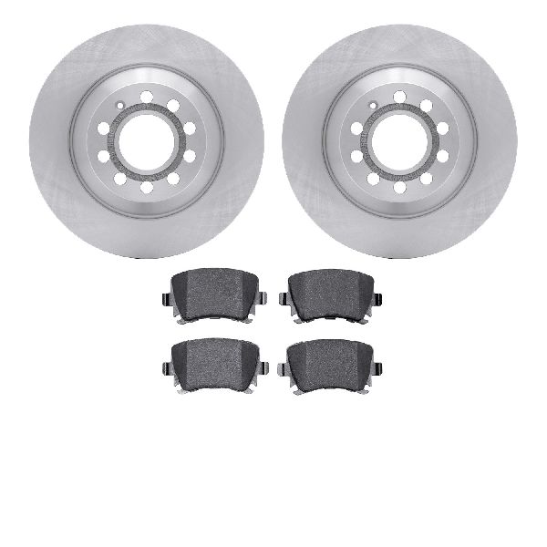 2006-2011 Audi A6 Disc Brake Kit - Rear (Dynamic Friction)