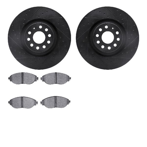 2022 Volkswagen GTI Disc Brake Kit - Front (Dynamic Friction)