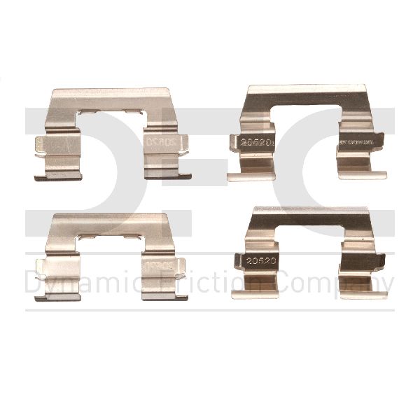 1995-2005 Hyundai Accent Disc Brake Hardware Kit - Front (Dynamic Friction)