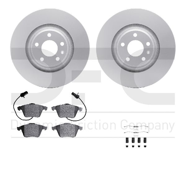 2005-2011 Audi A6 Quattro Disc Brake Kit - Front (Dynamic Friction)