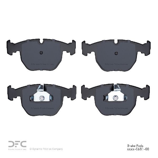 2001-2003 BMW 530i Disc Brake Pad Set - Front (Dynamic Friction)