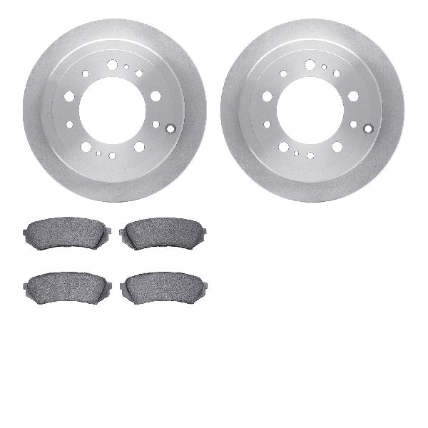 1998-2007 Toyota Land Cruiser Disc Brake Kit - Rear (Dynamic Friction)