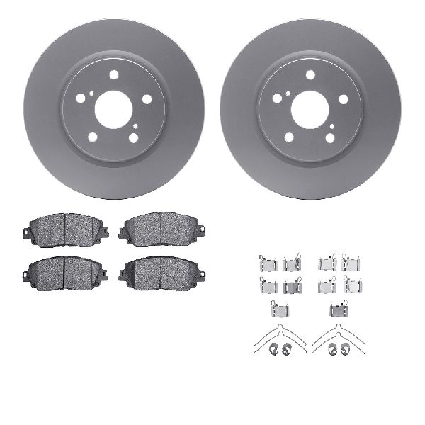 2023-2024 Toyota Prius Disc Brake Kit - Front (Dynamic Friction)