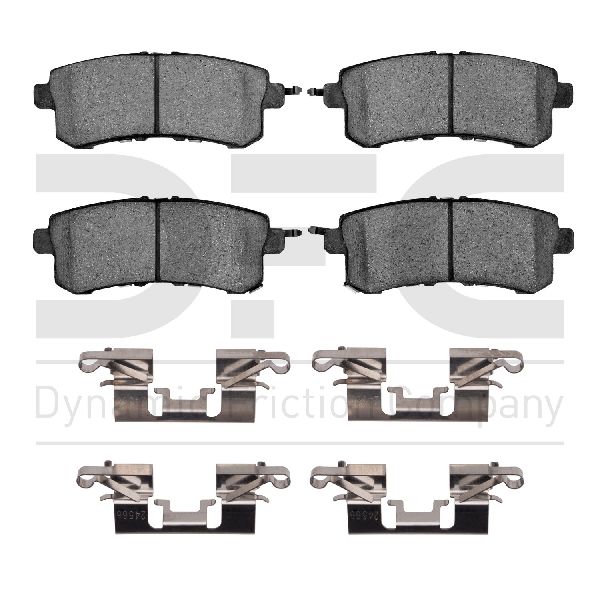 2014-2024 INFINITI QX80 Disc Brake Pad Set - Rear (Dynamic Friction)