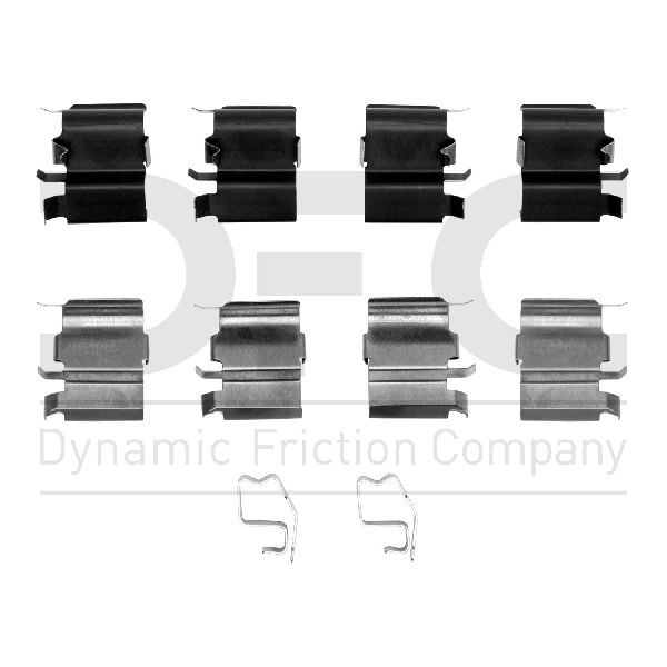 2004-2011 Mazda RX-8 Disc Brake Hardware Kit - Front (Dynamic Friction)