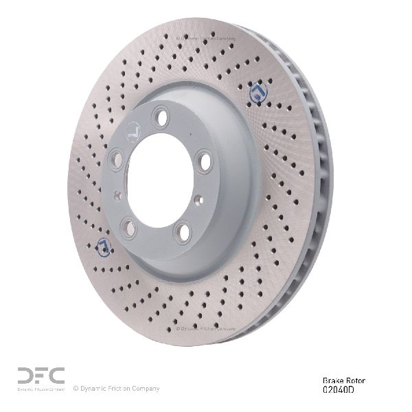 2002-2008 Porsche 911 Disc Brake Rotor - Front Left (Dynamic Friction)
