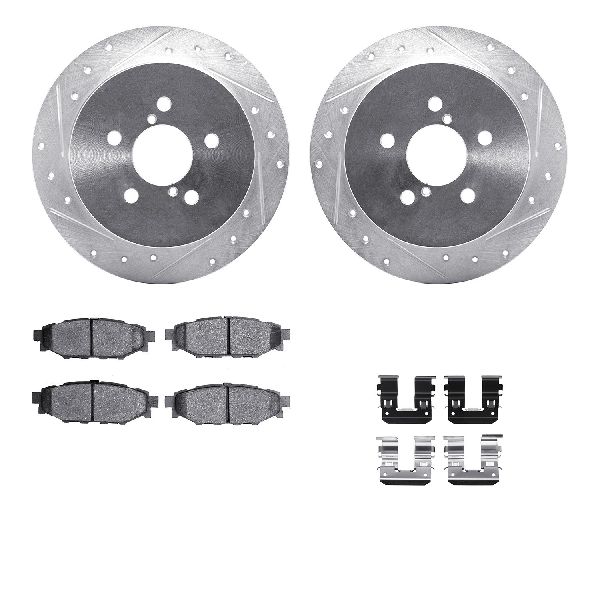 2005-2009 Subaru Legacy Disc Brake Kit - Rear (Dynamic Friction)