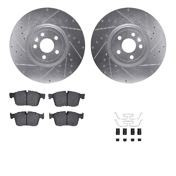 2017-2020 Jaguar F-Pace Disc Brake Kit - Front (Dynamic Friction)