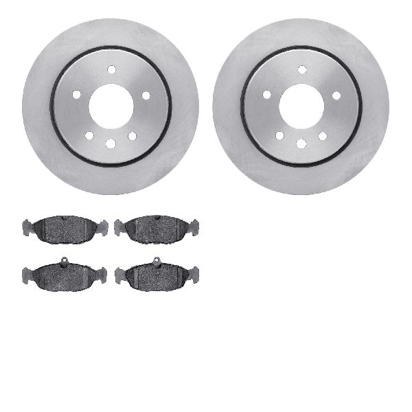 1996-1997 Jaguar XJR Disc Brake Kit - Rear (Dynamic Friction)
