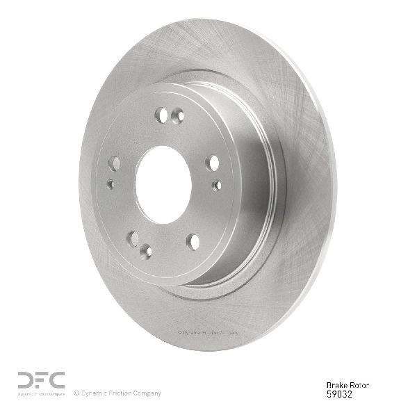 2009-2014 Acura TSX Disc Brake Rotor - Rear (Dynamic Friction)