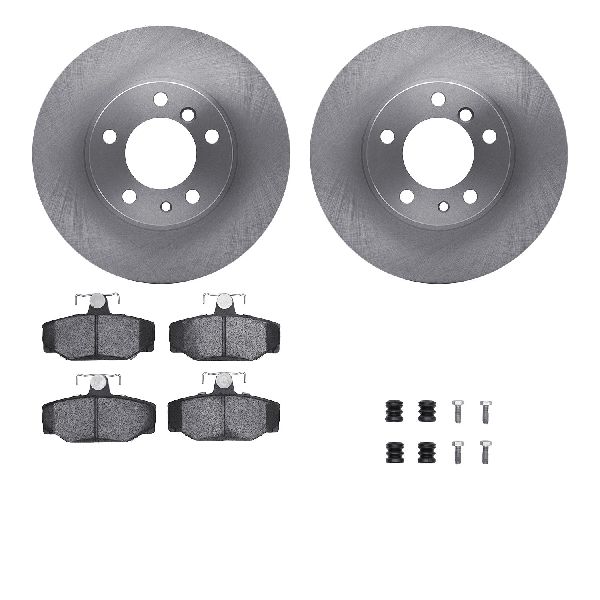 1998-2000 Volvo V70 Disc Brake Kit - Rear (Dynamic Friction)