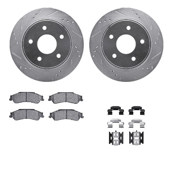 1997-2001 Oldsmobile Bravada Disc Brake Kit - Rear (Dynamic Friction)