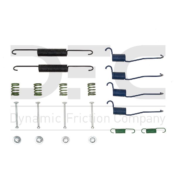 1987-1989 Mazda B2600 Drum Brake Hardware Kit - Rear (Dynamic Friction)