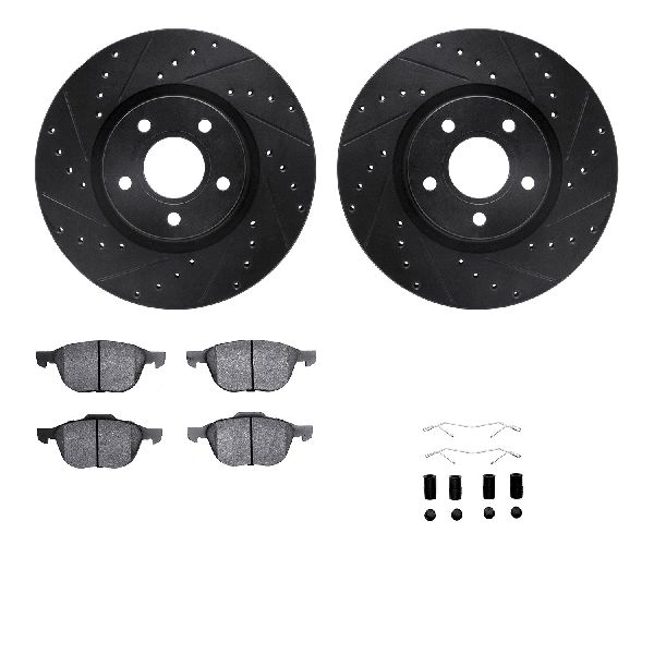 2004-2011 Volvo S40 Disc Brake Kit - Front (Dynamic Friction)