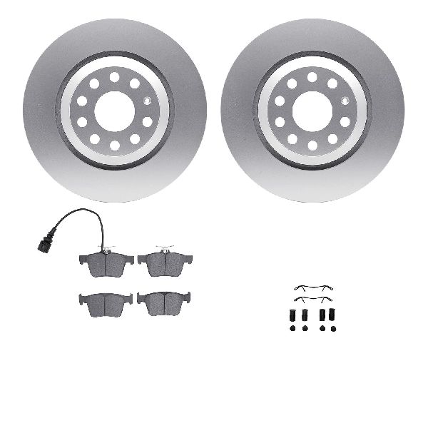 2018-2024 Volkswagen Atlas Disc Brake Kit - Rear (Dynamic Friction)