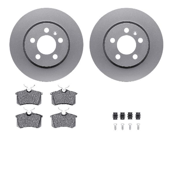 2004 Volkswagen Golf Disc Brake Kit - Rear (Dynamic Friction)