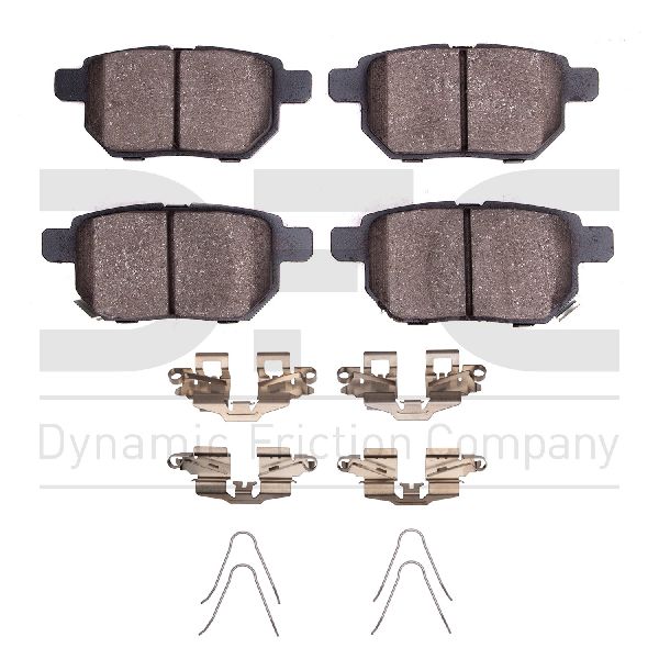 2010-2022 Toyota Prius Disc Brake Pad Set - Rear (Dynamic Friction)