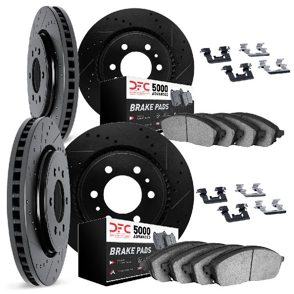 2021-2022 Chevrolet Tahoe Disc Brake Kit - Front and Rear (Dynamic Friction)