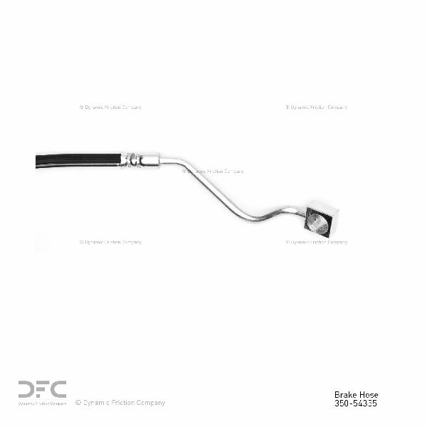 2000-2005 Ford Excursion Brake Hydraulic Hose - Front Left (Dynamic Friction)