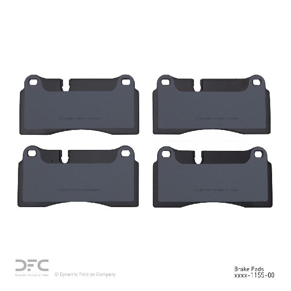 2004-2005 Lamborghini Gallardo Disc Brake Pad Set - Rear (Dynamic Friction)