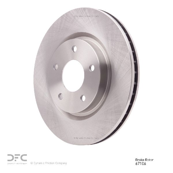 2014-2017 Nissan LEAF Disc Brake Rotor - Front (Dynamic Friction)