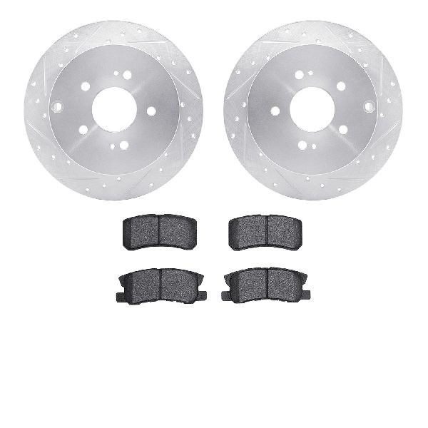2004-2011 Mitsubishi Endeavor Disc Brake Kit - Rear (Dynamic Friction)