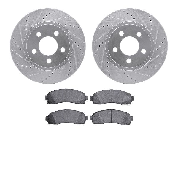 2001-2005 Ford Explorer Sport Trac Disc Brake Kit - Front (Dynamic Friction)