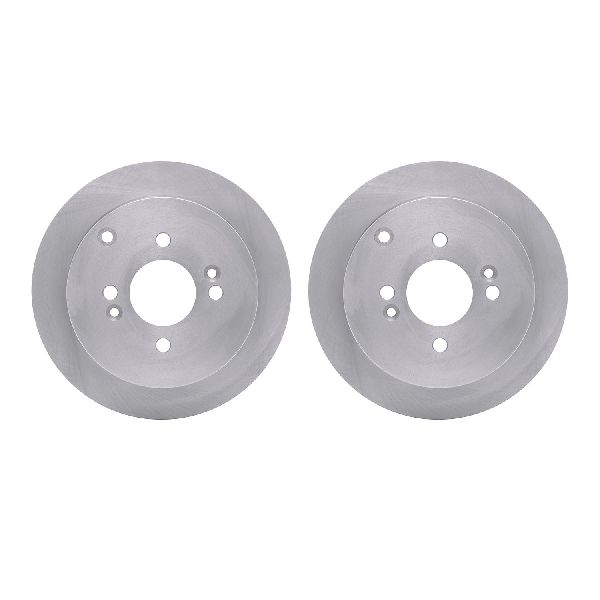 2006-2007 Hyundai Accent Disc Brake Rotor Set - Rear (Dynamic Friction)