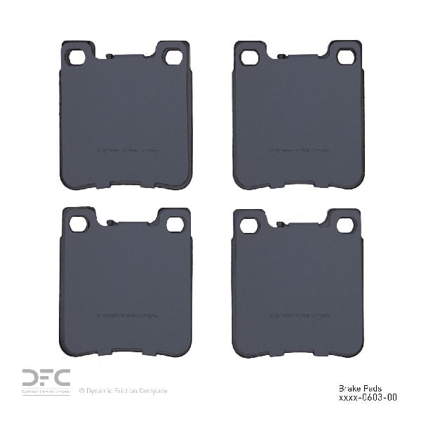1994-1999 Mercedes-Benz S320 Disc Brake Pad Set - Rear (Dynamic Friction)