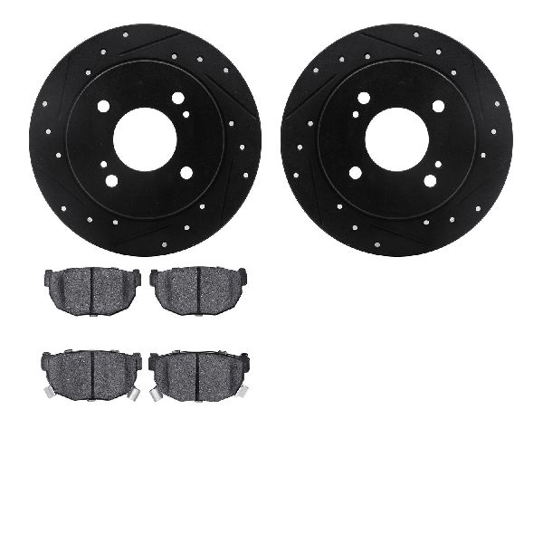 1982-1983 Nissan Maxima Disc Brake Kit - Rear (Dynamic Friction)