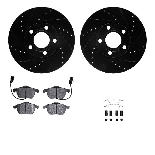 1999-2005 Volkswagen Passat Disc Brake Kit - Front (Dynamic Friction)