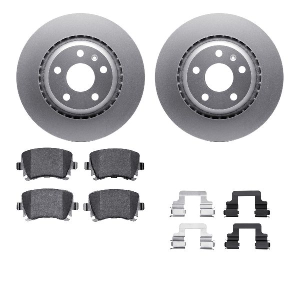2008-2009 Audi TT Quattro Disc Brake Kit - Rear (Dynamic Friction)