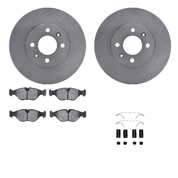 1988-1998 Saab 9000 Disc Brake Kit - Front (Dynamic Friction)